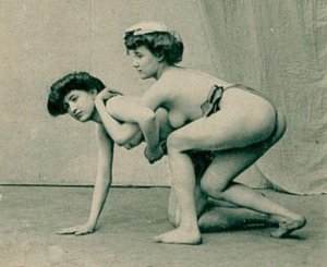 Vintage nude female wrestling 512X419 jpeg