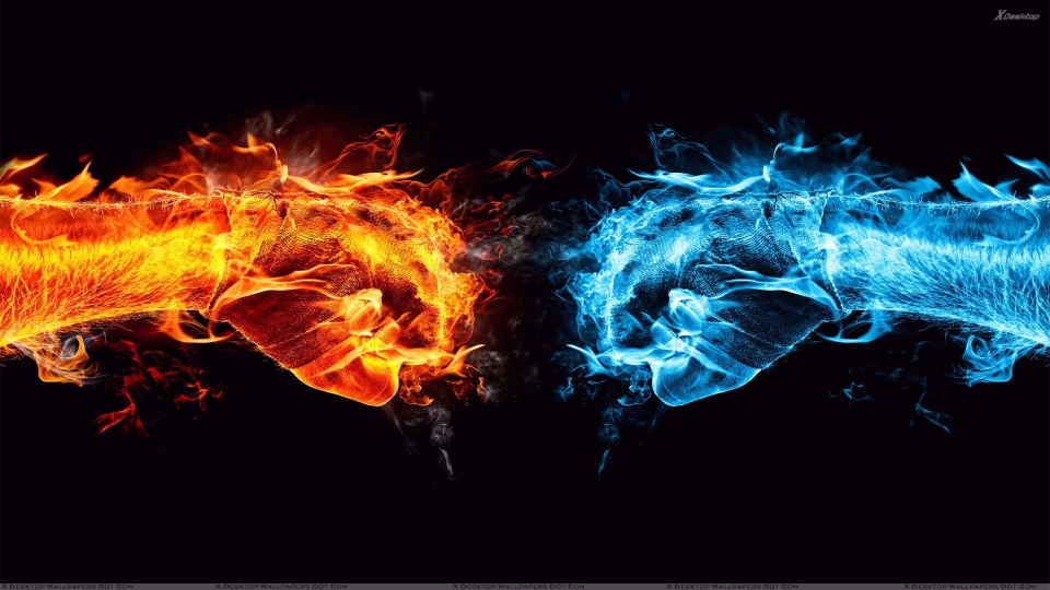 Fire and ice full size