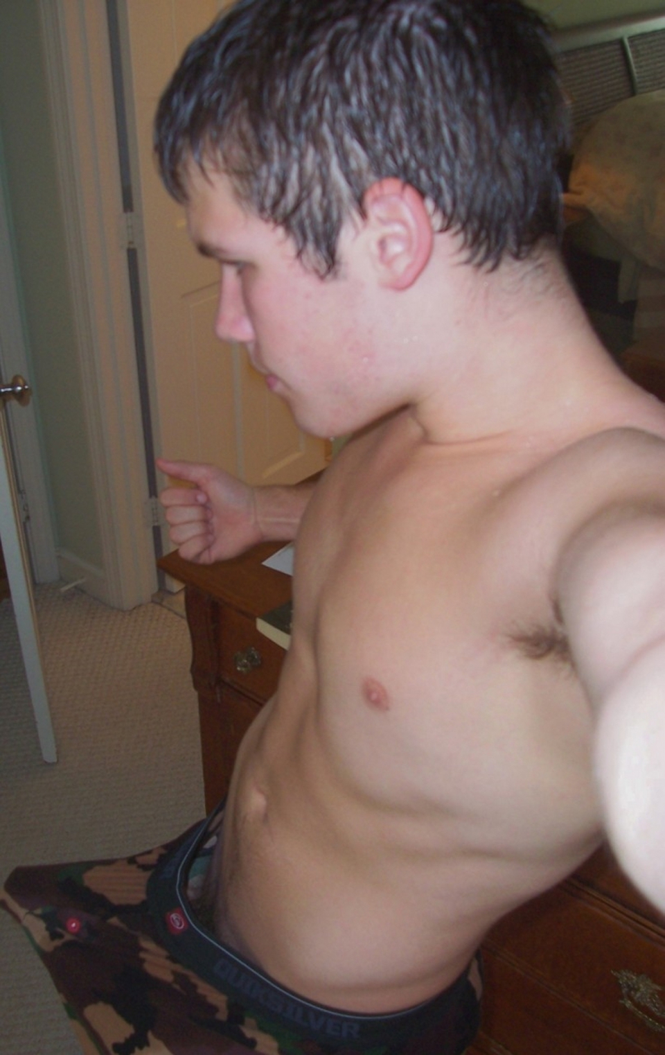 Young teen boy selfie full size