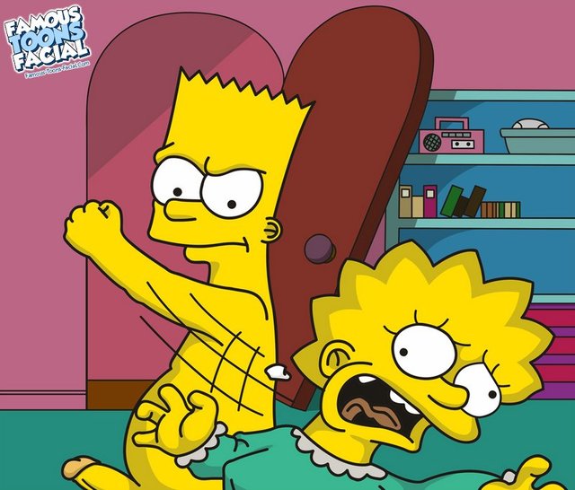 Lisa simpson famous toons facial full size