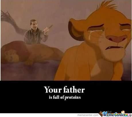 Bear grylls lion king full size