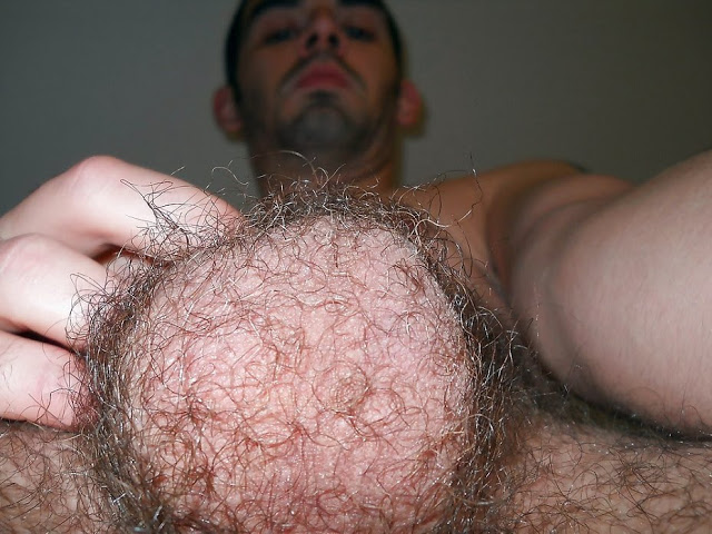 Naked hairy man balls full size