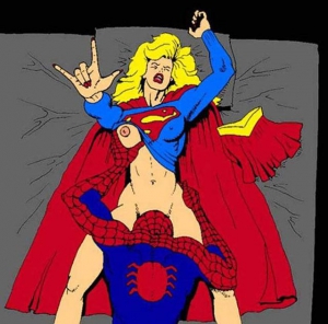 Batman and wonder woman cartoon porn 640X632 jpeg