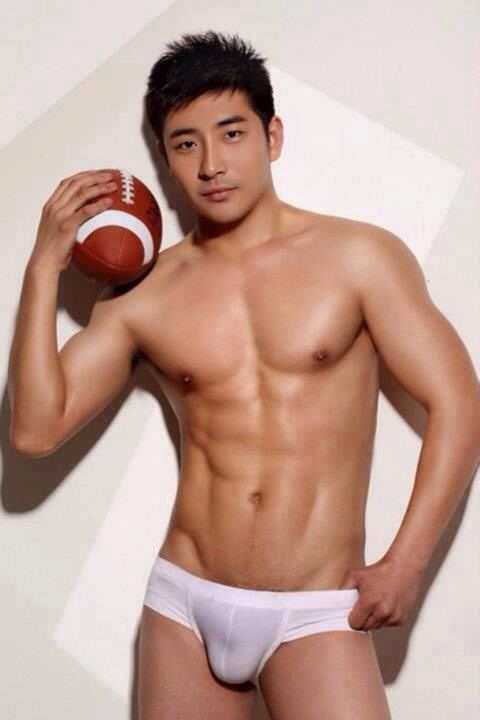 Shirtless asian men full size