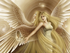 Beautiful 3d angel 960X720 jpeg