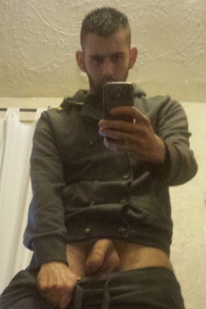Black cock out selfie 500X750 jpeg