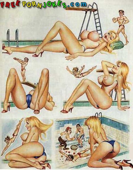 Porn cartoon funny blonde jokes full size