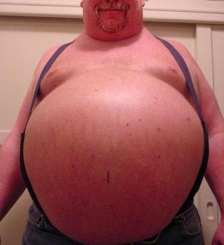 Big stomach belly fat full size