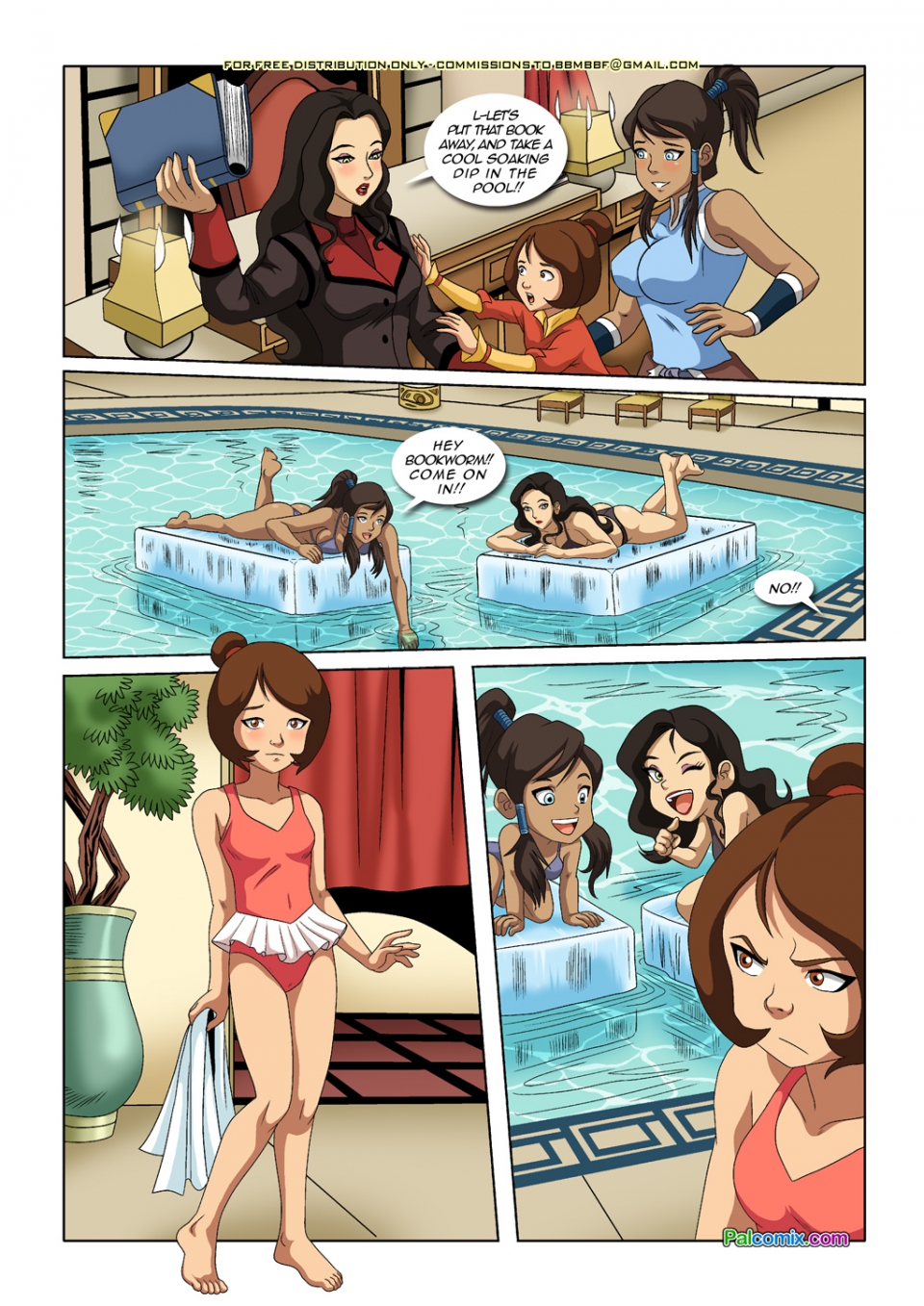 Girls night out legend of korra porn comics full size