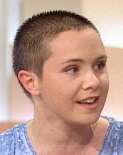 Shaved head styles for women full size