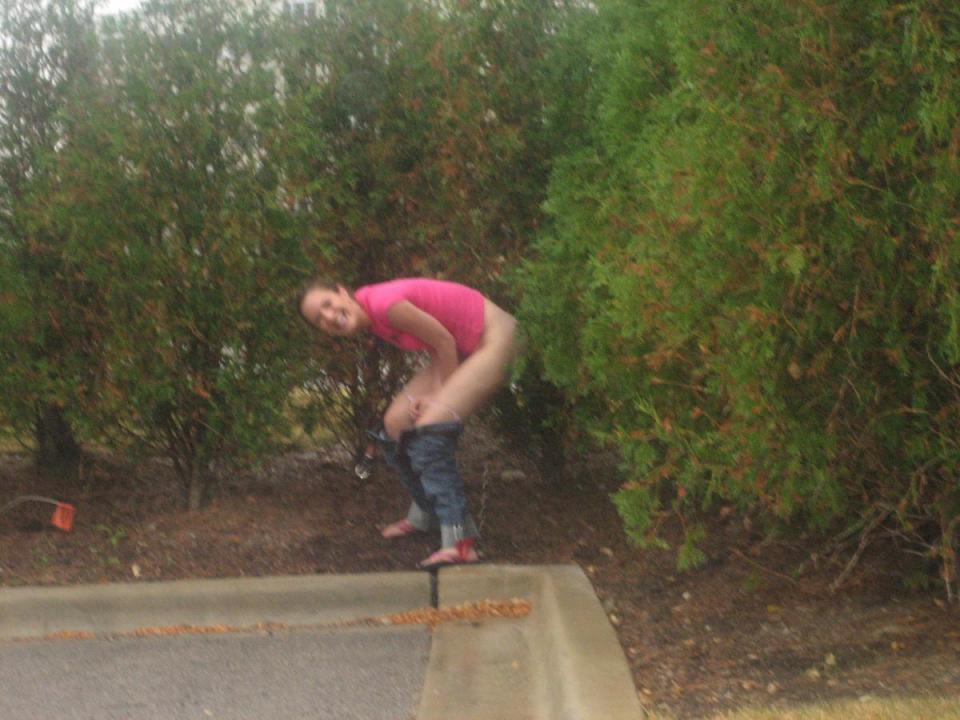 Voyeur outdoor peeing full size