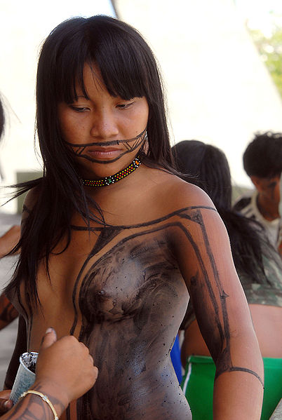 Brazil indian tribes women full size