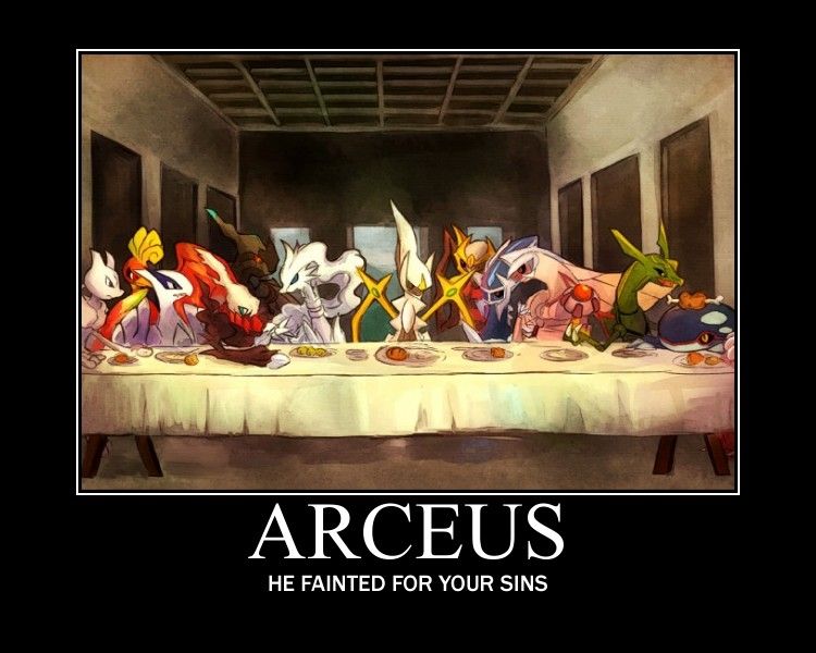 Pokemon arceus meme full size