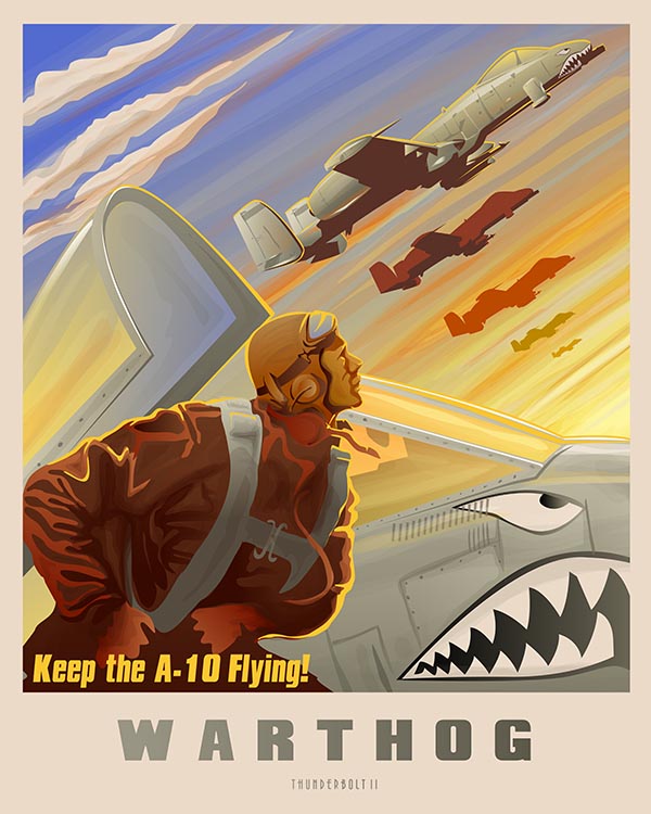 Vintage art keep em flying full size