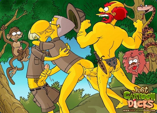 Gay just cartoon dick s simpsons full size