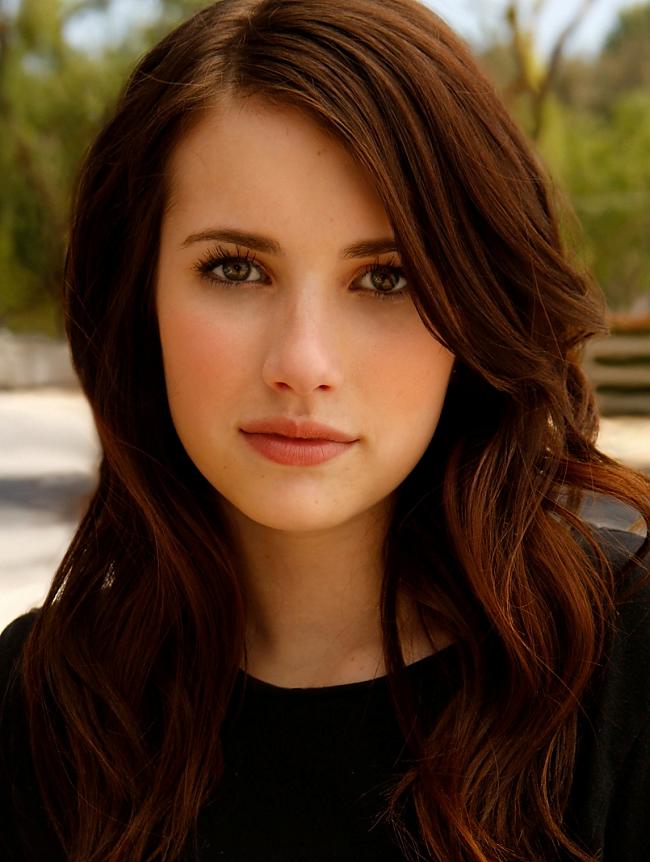Emma roberts brown hair full size