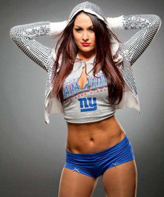 Aj lee as wwe nikki bella full size