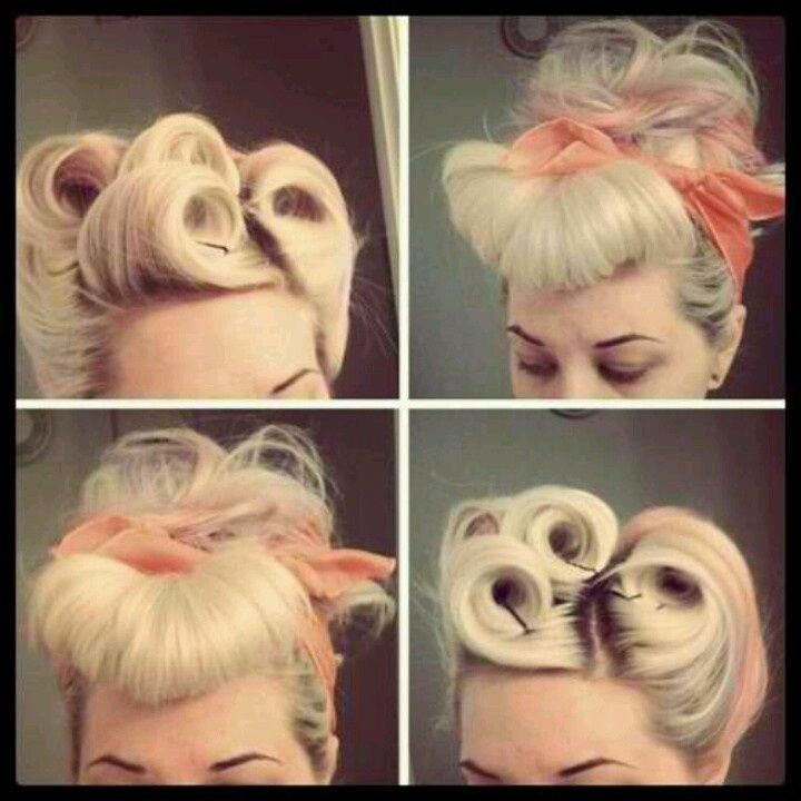 Retro pin up hair full size