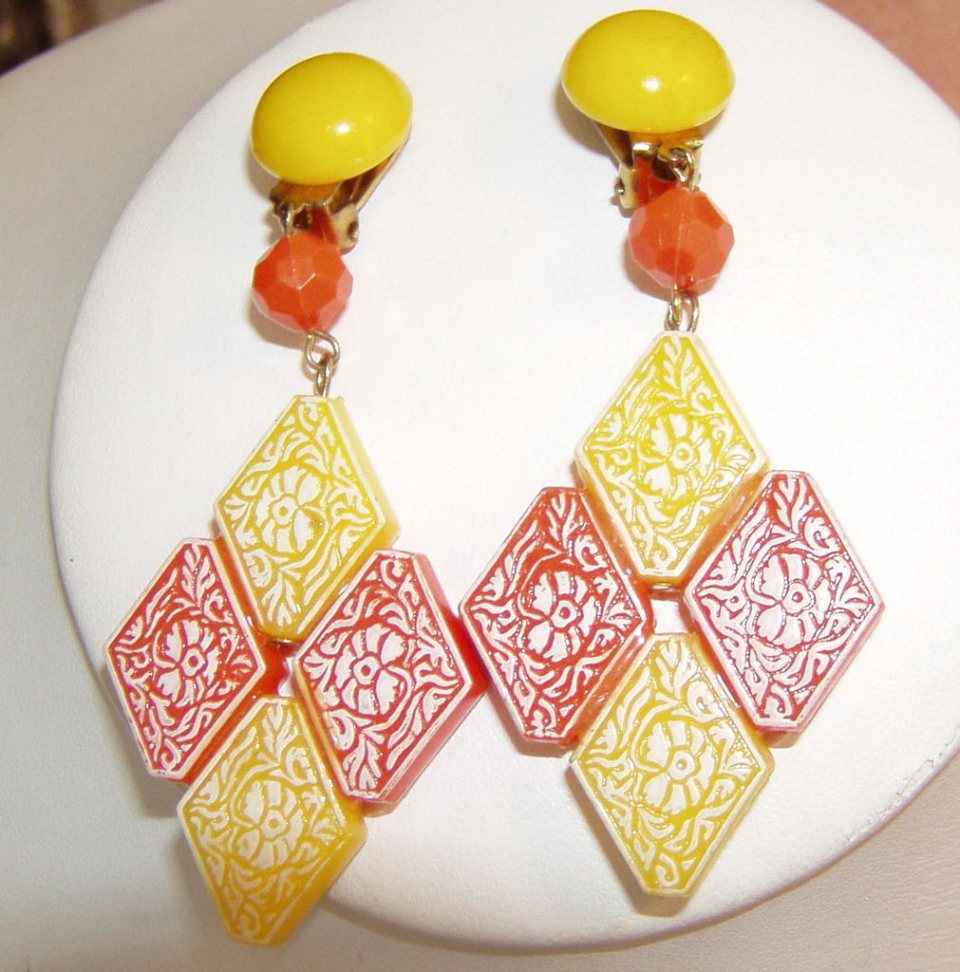 Vintage earrings from hong kong full size