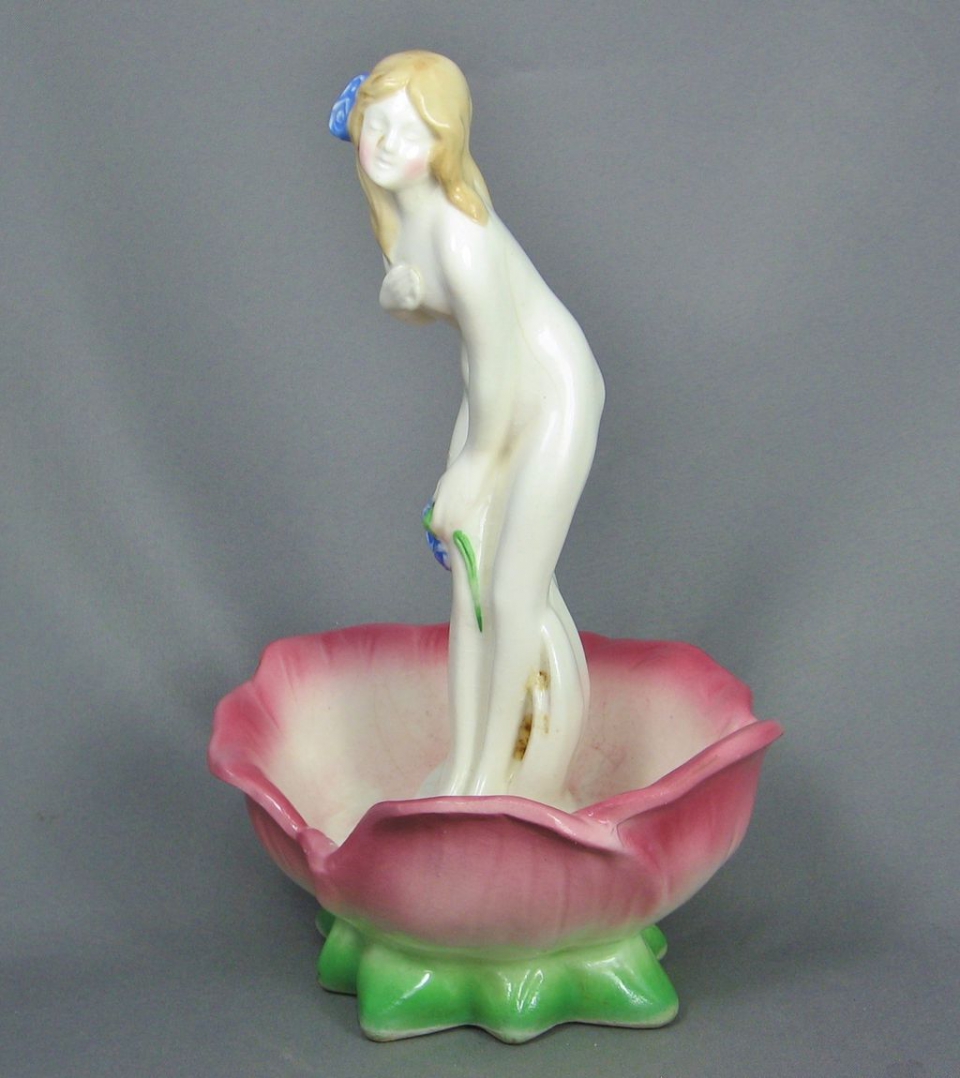 Porcelain figure woman nude full size