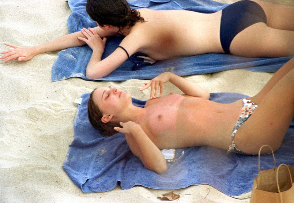 Natalie portman topless beach full size