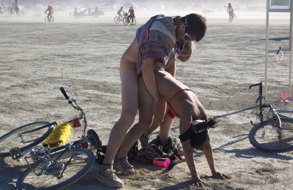 Nude at burning man festival women full size