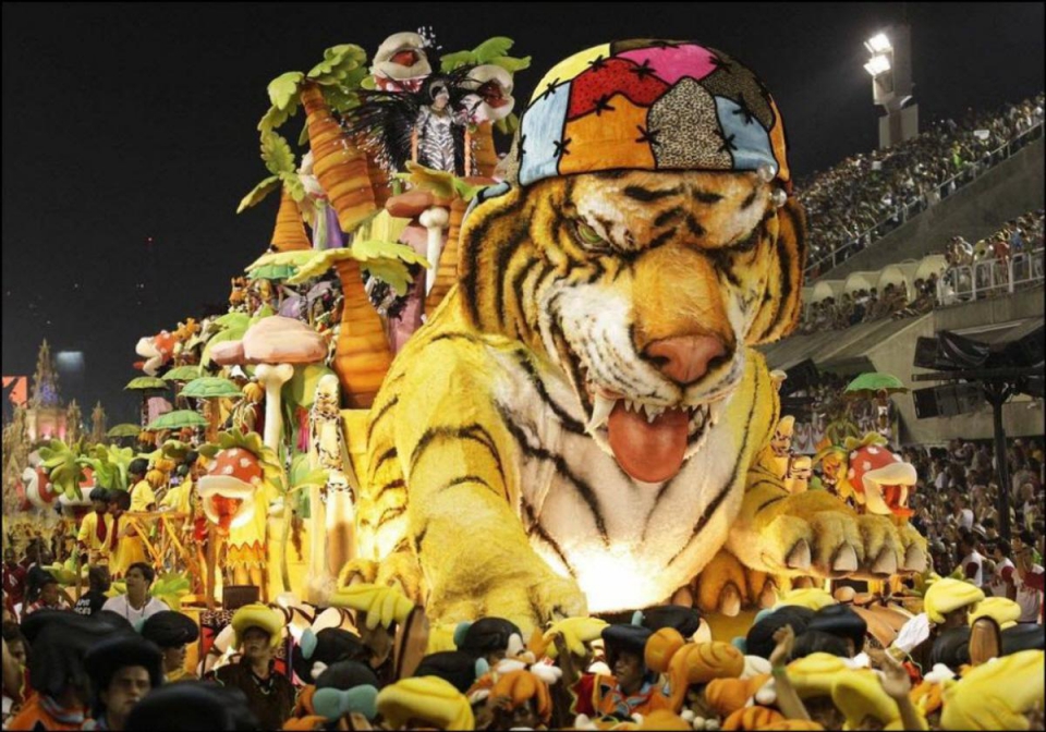 Rio de janeiro carnival floats full size