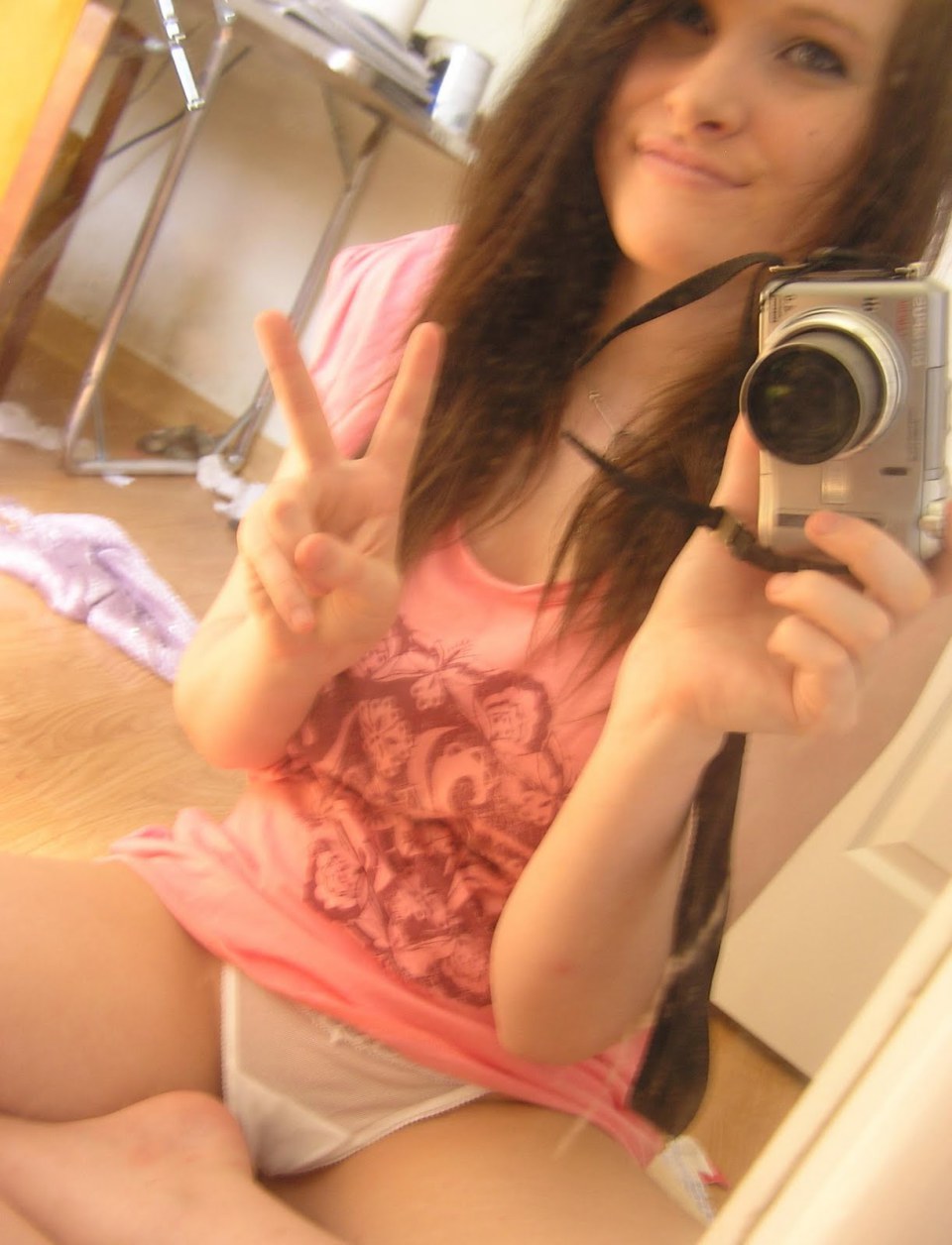 Cute girls self shot panties full size