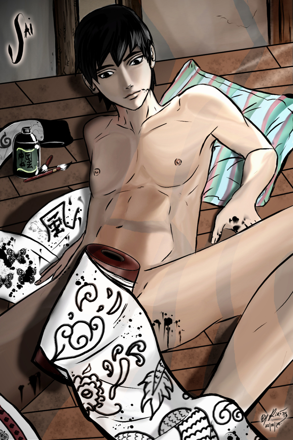 Naruto sai gay yaoi naked full size