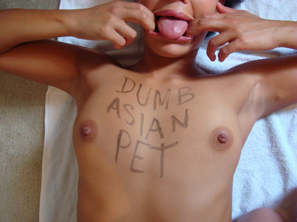 Asian body writing humiliation full size