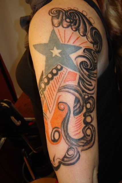 Tattoo on hip bone full size