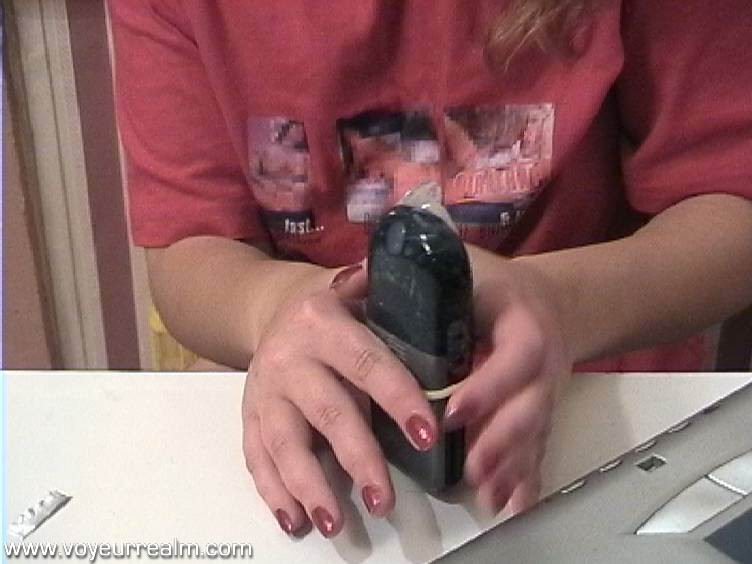Amateur voyeur masturbating full size