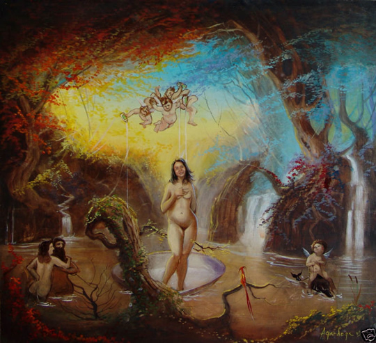 Rachael ray nude painting full size