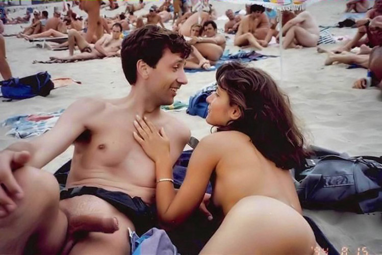 French nude beach erection full size