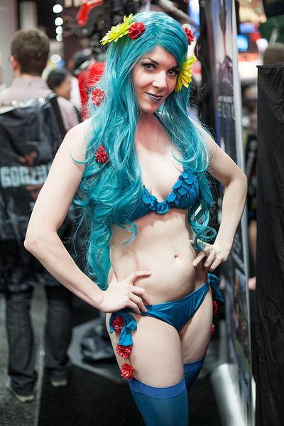 Sexy cosplay at comic con full size