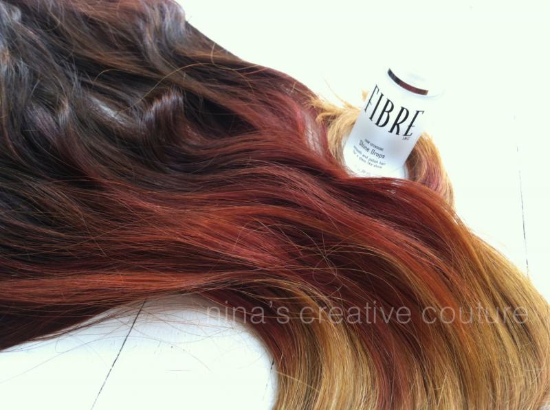 Auburn blonde ombre hair full size