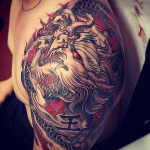 Asian dragon tattoos shoulder 960X960 jpeg