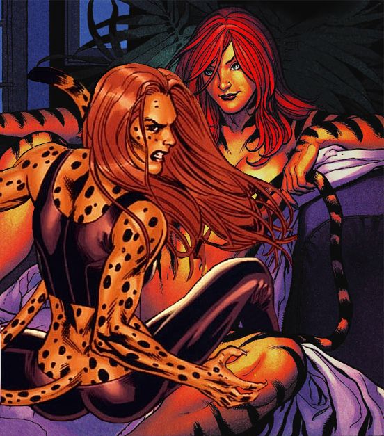 Cheetah dc hentai marvel tigra full size