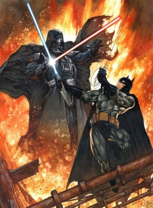 Darth vader vs batman 550X751 jpeg