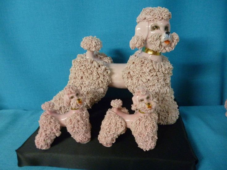Spaghetti poodles figurines full size