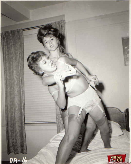 Vintage lesbian wrestling porn full size