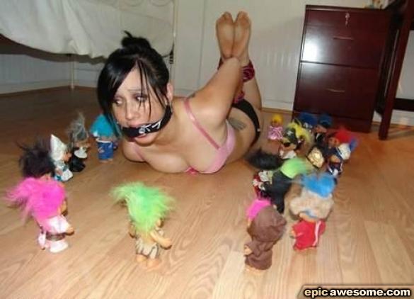 Funny troll dolls full size