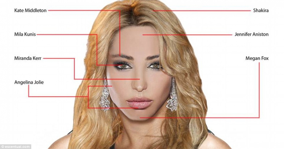 Perfect female face full size