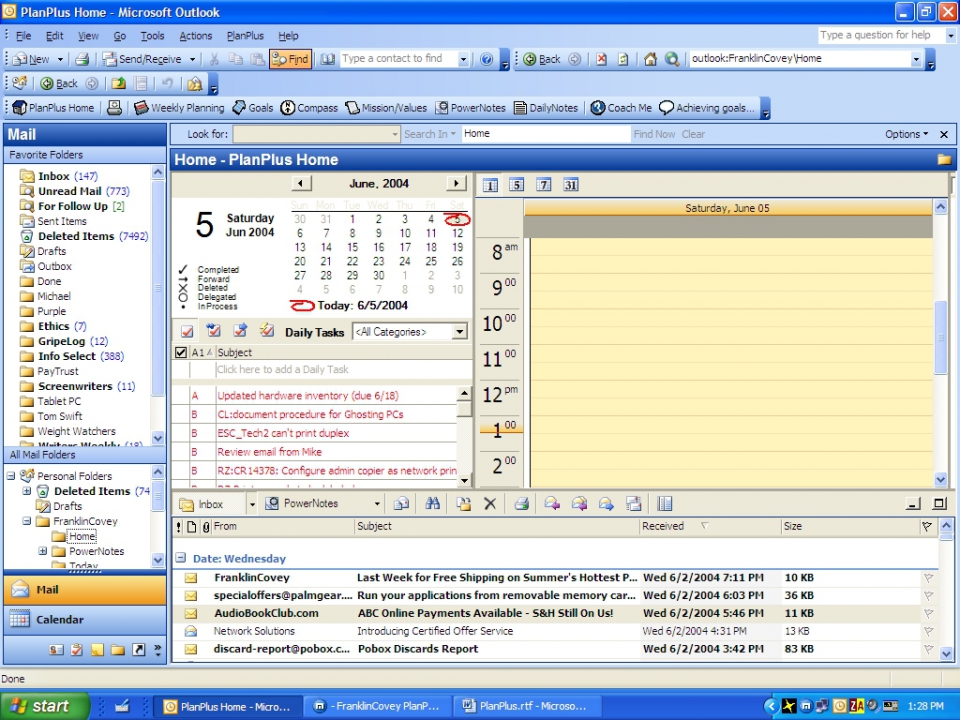 Franklin covey microsoft outlook full size