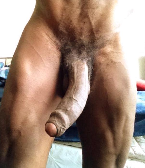 Nude black woman bent over full size