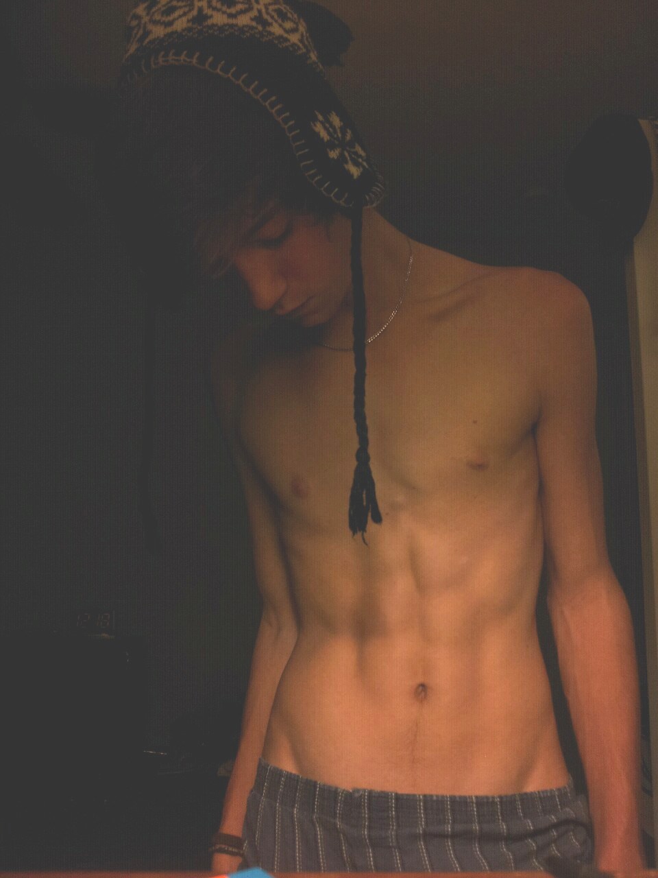 Shirtless male fit full size