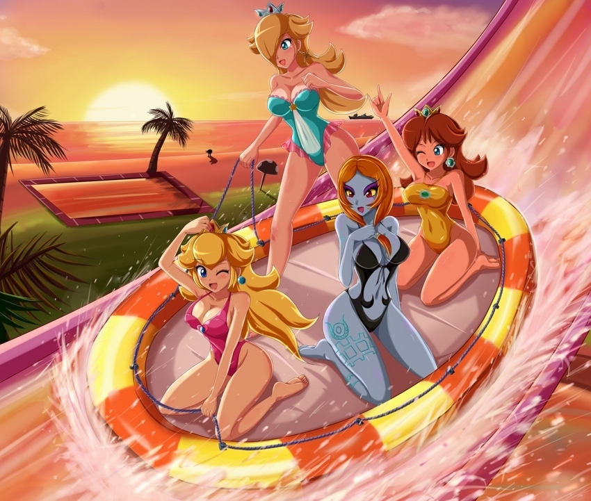 Sexy princess peach daisy and rosalina full size