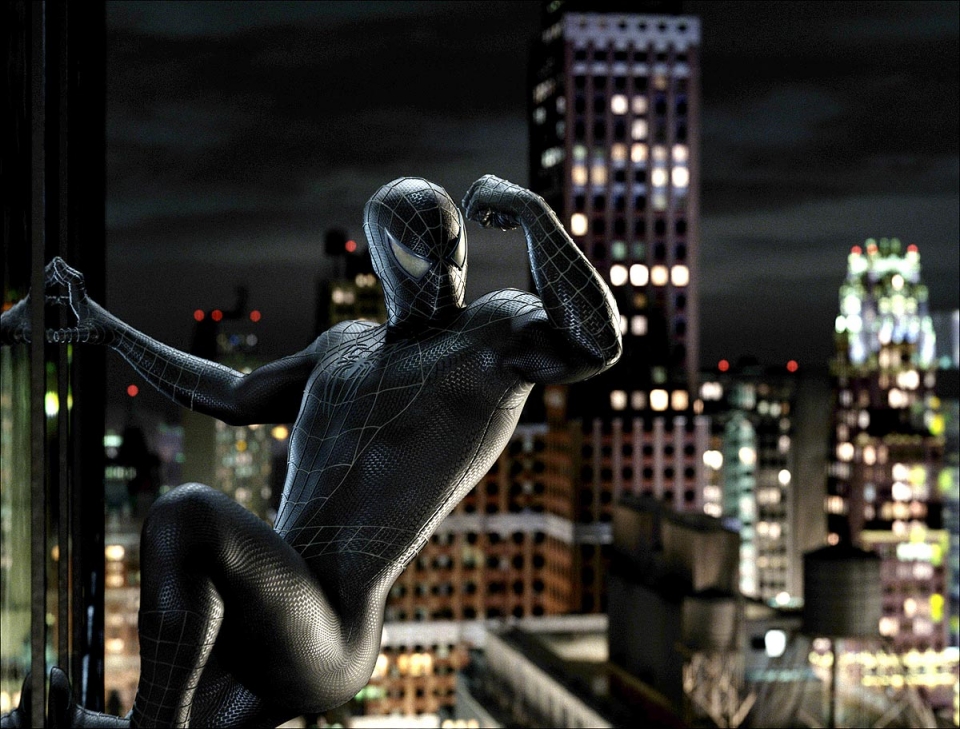 Black spider man 3 full size