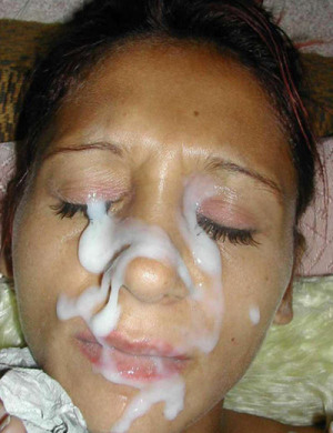 Cum all over her face 400X520 jpeg