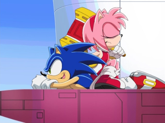 Sonic and amy rose sonic x full size